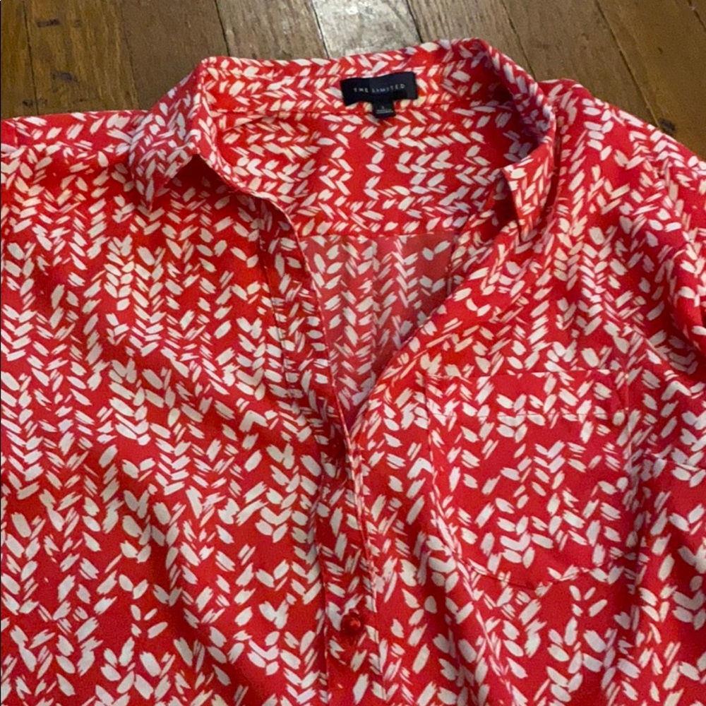 The LIMITED Pink Blouse Size L